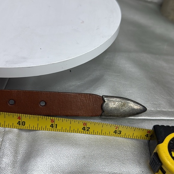 (H) COLE HAAN, women's vintage braided leather belt, made in Italy, size 40 - Picture 14 of 14